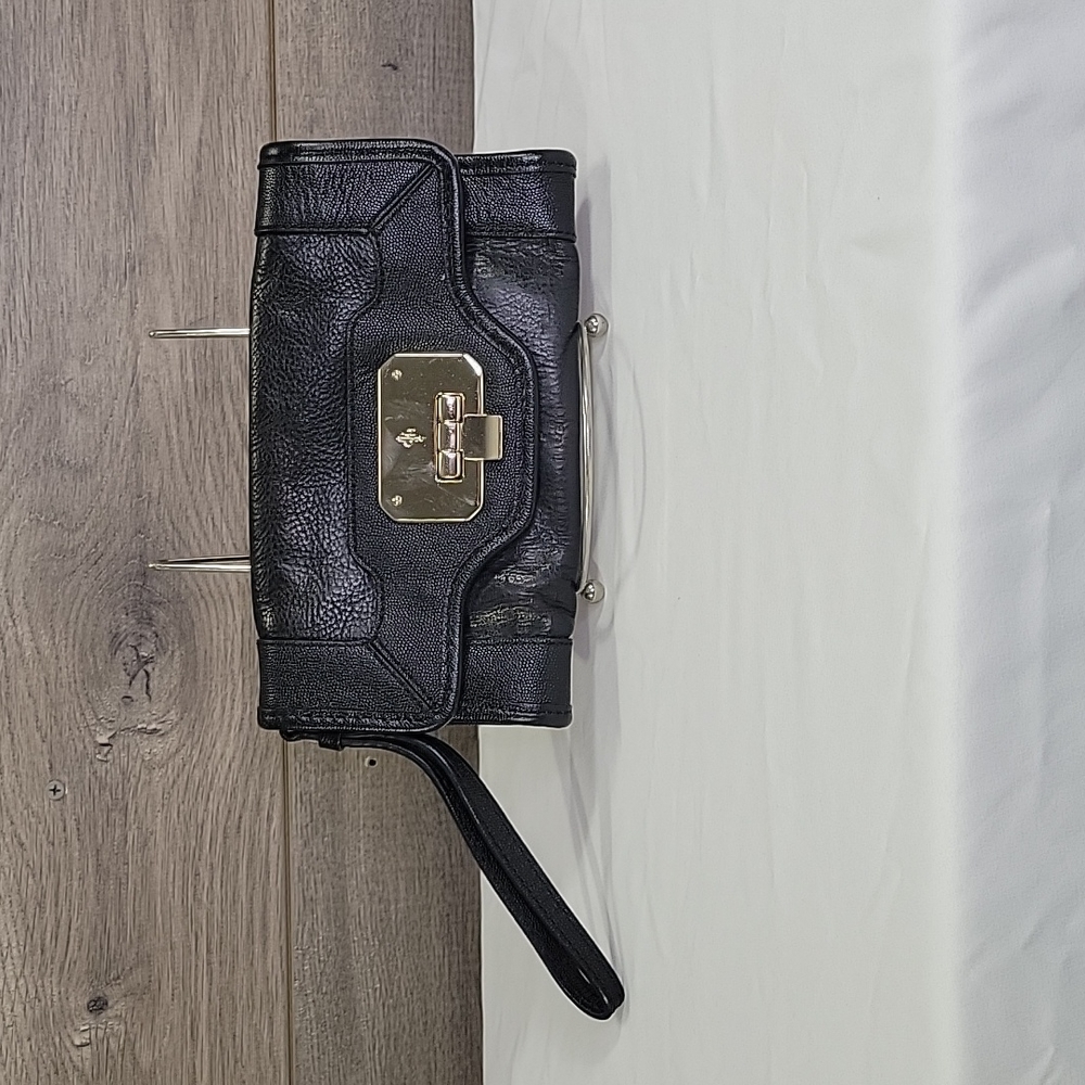 Cole Haan Black Wristlet Clutch